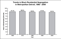 Trends in Detroit Segregation